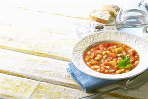 Mediterranean bean soup