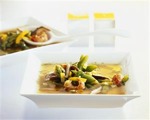 Crab and asparagus soup from Vietnam