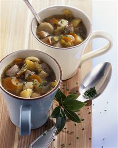 Winzertopf (Meat & vegetable stew with white wine, Hessen)