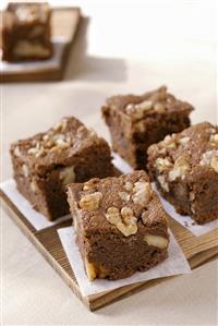 Brownies with walnuts