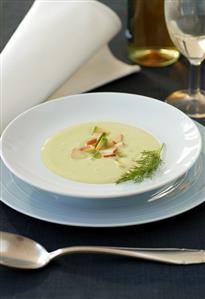 Avocado cream soup