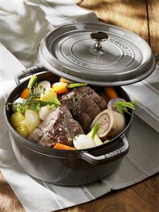 Pot au feu (Beef and vegetable stew, France)