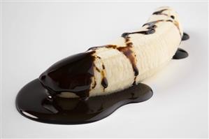 Banana with balsamic sauce