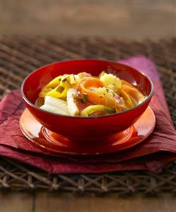 Court bouillon with fish and vegetables (Antilles)