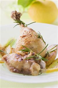 Lemon chicken with rosemary