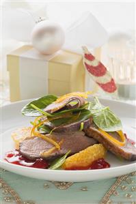 Duck breast with orange (Christmas)