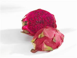 Pitahaya, halved