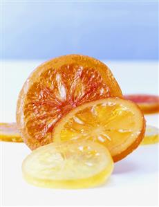 Candied citrus fruit slices