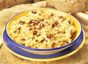 Sweet rice with almonds and figs, Majorca