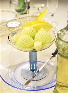 Melon ice cream