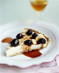 Crostata di ricotta e ciliege (Ricotta cherry tart, Italy)