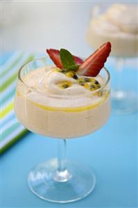 Papaya mousse