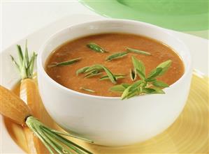 Tomato and carrot soup