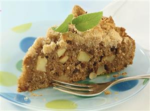 Apple cake with coconut