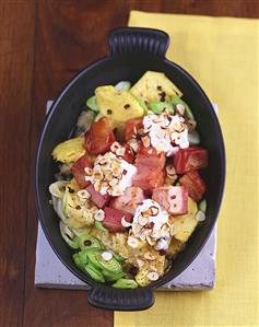 Sauerkraut and pineapple casserole