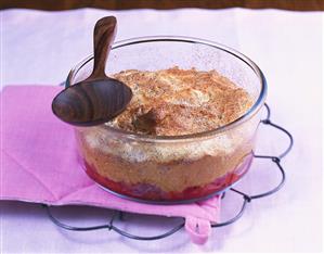 Quark cherry soufflé