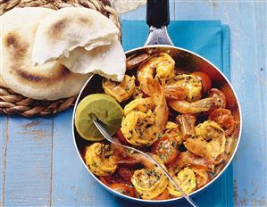 Gambas with black cumin