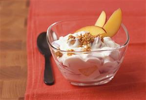 Nectarine quark with amaranth