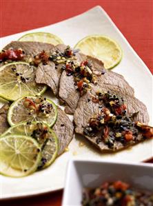 Bo Xao (Beef with citrus fruit sauce, Vietnam)