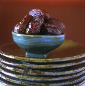 Dried dates in a bowl