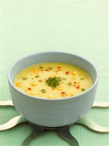 Spicy sweetcorn soup