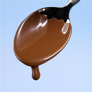 Chocolate dripping from a spoon (1)