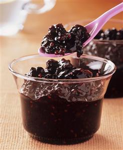 Blackberry and elderberry jam