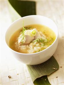 Chicken soup with rice (Vietnam)