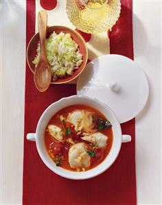 Mediterranean fish stew with rice and celery (1)