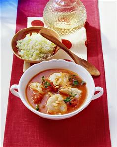 Mediterranean fish stew with rice and celery (2)