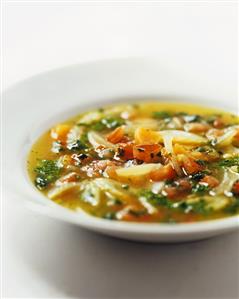 Mixed vegetable soup