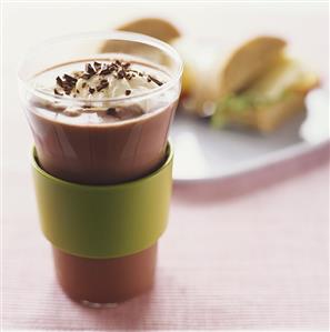 Hot chocolate with cream