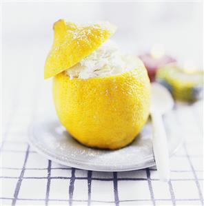 Lemon ice cream