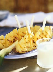 Grilled pineapple