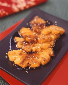 Caramelised pineapple