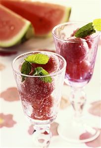 Watermelon sorbet (Not available for recipe cards). Receta disponible TR