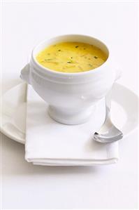 Carrot soup with coriander