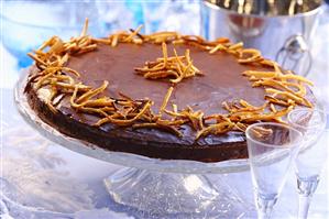 Chocolate almond cake