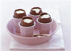 Chocolate cream eggs