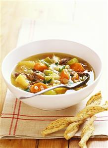 Scotch broth (Barley soup, Scotland)