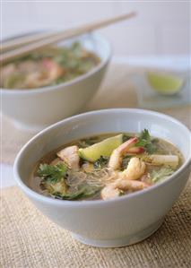 Spicy shrimp soup