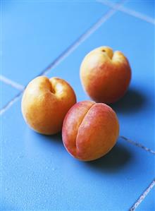 Three apricots