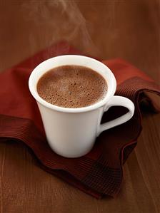 A cup of hot chocolate (Not available in UK)