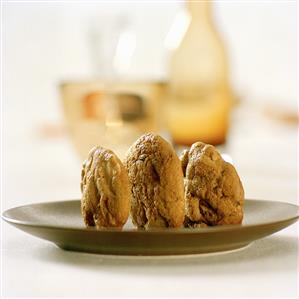 Three different chocolate biscuits