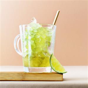 Green tea granita