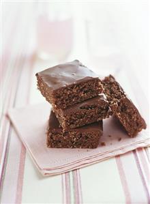 Chocolate coconut slices