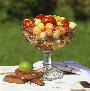 Strawberry and melon salad