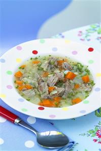 Scotch broth (barley soup, Scotland)