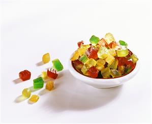 Candied fruit mixture