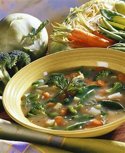 Mixed vegetable soup